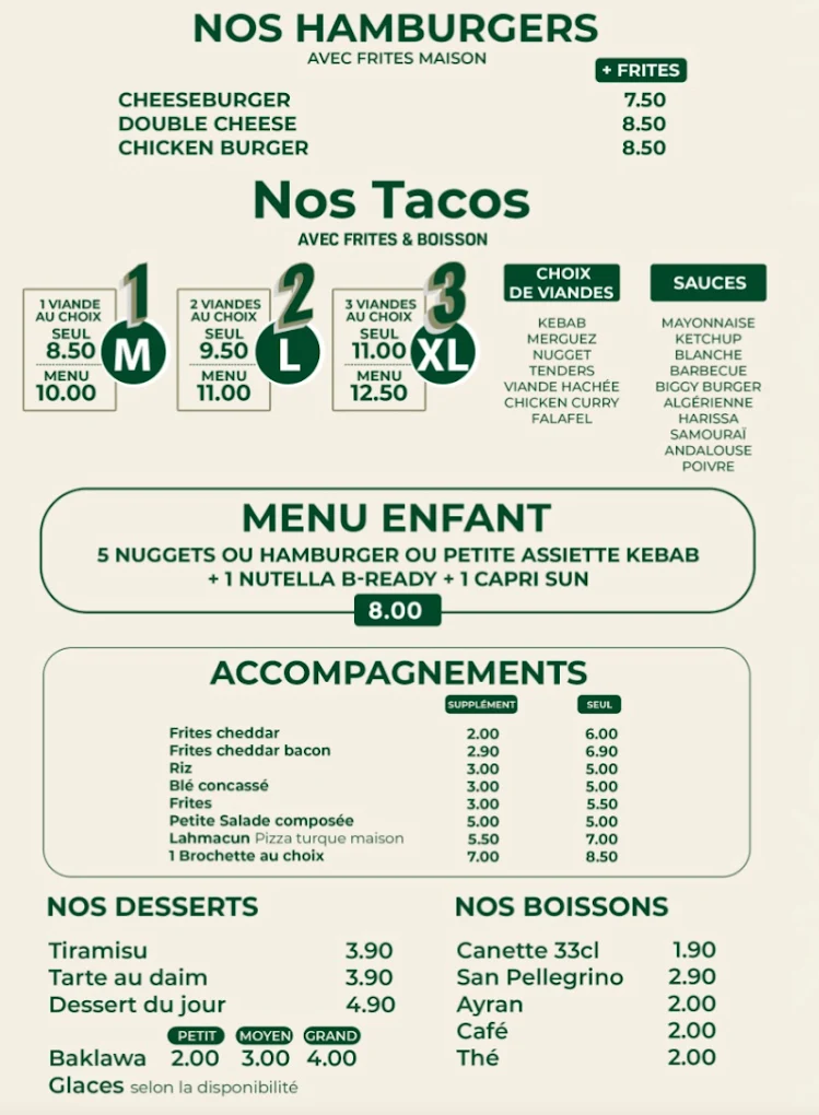 Los Gyros menu 2